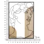 PANEL ŚCIENNY DAVID -B- 55X2X80 cm